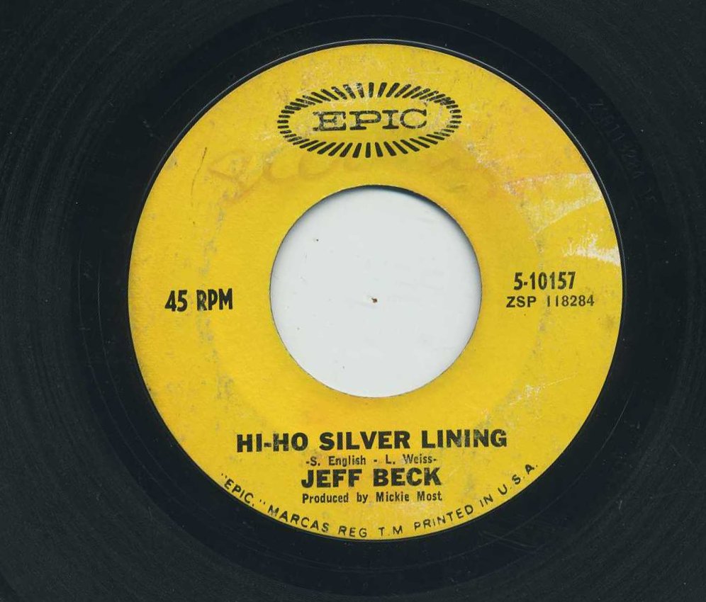 Beck's Bolero / Hi-Ho Silver Lining by Jeff Beck.45 RPM 1967 | eBay